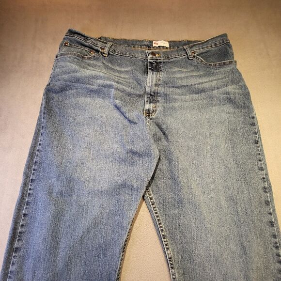 Wrangler Jeans Mens 33x29 Blue Denim Relaxed Fit Straight Leg Western Rodeo - Picture 2 of 9